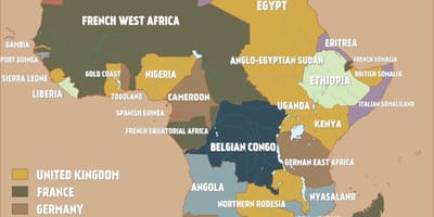 Mapa de Camerún británico