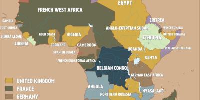 Mapa de Camerún británico