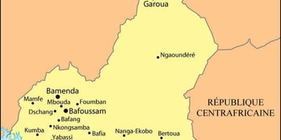 Mapa de douala, Camerún