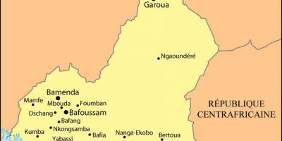 Mapa de douala, Camerún