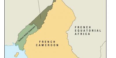 Mapa de la onu, el estado de Camerún